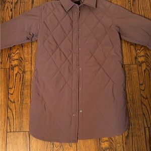 Brown quilted jacket